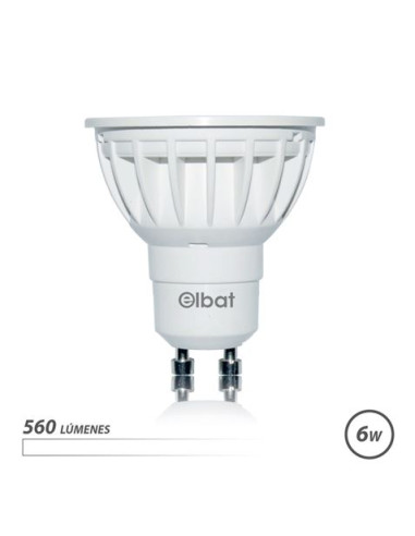 BOMBILLA LED GU10 | 6W | 560LM | LUZ BLANCA | ELBAT