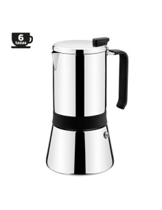 CAFETERA 6 TAZAS INDUCCION ACERO INOX AROMA MONIX