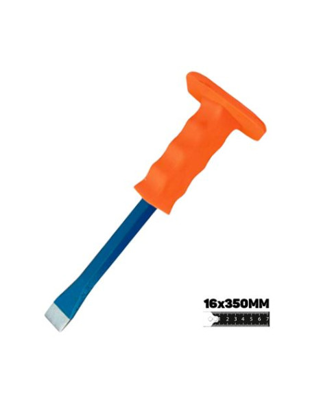 CINCEL CORTAFRÍO PLANO 16X350MM CON PROTECTOR BLIM