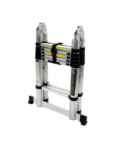 ESCALERA ARTICULADA 6+6 PELDAÑOS 3.80 MTS MADER