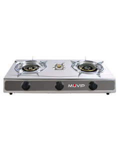 COCINA GAS INOX 3 FUEGOS SERIE STRONG MUVIP