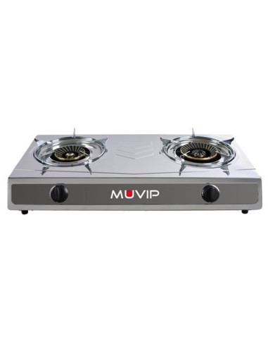 COCINA GAS INOX 2 FUEGOS SERIE STRONG MUVIP
