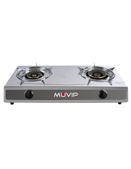 COCINA GAS INOX 2 FUEGOS SERIE STRONG MUVIP