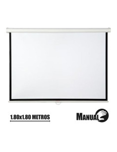 PANTALLA PROYECCION MANUAL 1.80 X 1.80MTR CROMAD