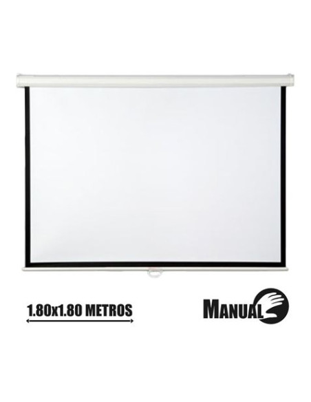 PANTALLA PROYECCION MANUAL 1.80 X 1.80MTR CROMAD