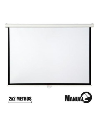 PANTALLA PROYECCION MANUAL 2 X 2MTR CROMAD