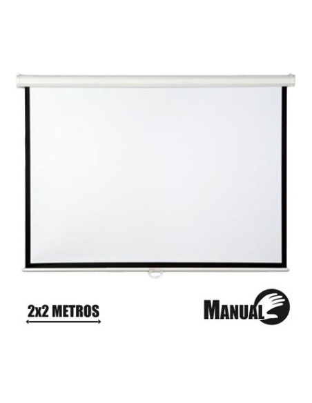 PANTALLA PROYECCION MANUAL 2 X 2MTR CROMAD