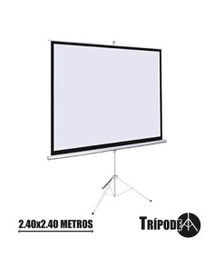 PANTALLA PROYECCION TRIPODE 2.40 X 2.40MTR CROMAD