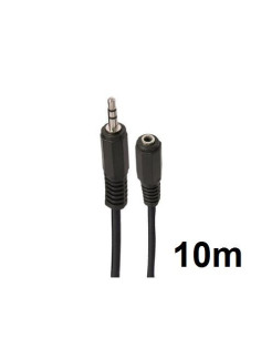 CABLE STEREO MINI JACK 3.5 EXTENSION M/H 10 METROS CROMAD