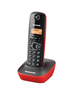 TELÉFONO INALÁMBRICO DECT PANASONIC KX-TG1611 ROJO