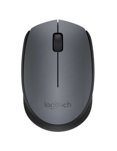 RATON INALÁMBRICO LOGITECH M170 NEGRO/GRIS - 2.4GHZ - NANO RECEPTOR USB