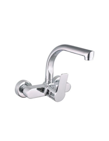 MONOMANDO DE FREGADERO CAÑO ALTO EMPOTRADO EDM