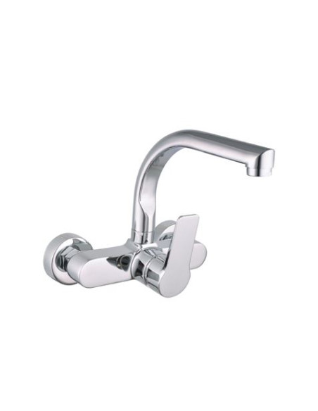 MONOMANDO DE FREGADERO CAÑO ALTO EMPOTRADO EDM