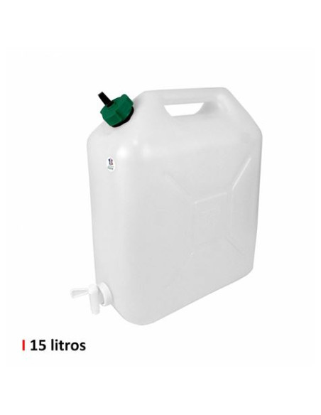 BIDON DE AGUA CON GRIFO 15 LITROS EXTRA FUERTE EDA