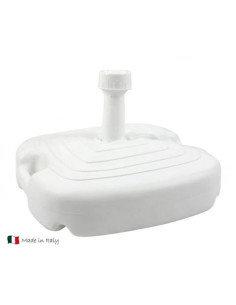 BASE SOMBRILLA CUADRADA BLANCA 45X45X27 CONTINENTAL