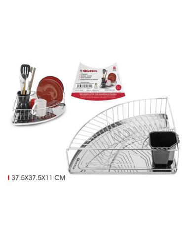 ESCURREPLATOS METAL INOX RINCONERA QUTTIN