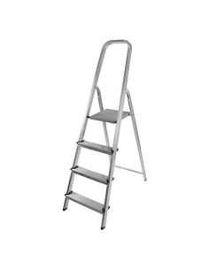 ESCALERA ALUMINIO 4 PELDAÑOS MADER