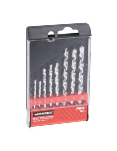 JUEGO 8 PCS BROCAS PUNTA DIAMENTE HORMIGON MADER