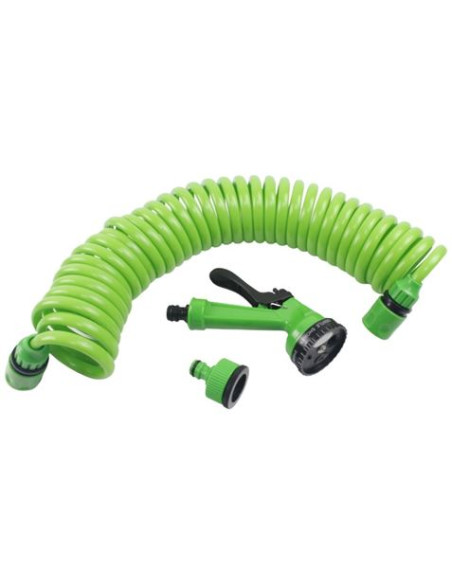 MANGUERA JARDIN ESPIRAL 7,5 Mtrs. SAURIUM