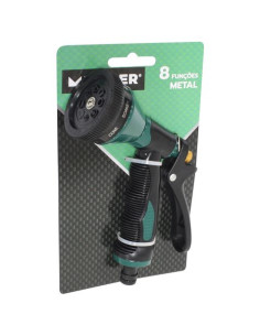 PISTOLA DE RIEGO METAL 8 FUNCIONES MADER