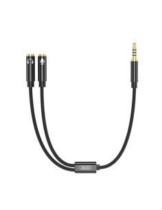 CABLE NBR197 MINI JACK A 2 MINI JACK HEMBRAS AUDIO + MICROFONO XO