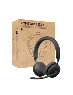 Logitech Zone Wireless 2 Auriculares Inalámbrico y alámbrico Diadema Oficina/Centro de llamadas USB Tipo C Bluetooth Grafito