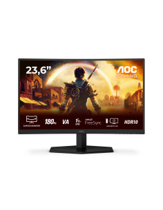 AOC G4 C24G42E pantalla para PC 59,9 cm (23.6") 1920 x 1080 Pixeles Full HD LED Negro, Rojo