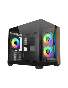 Cooler Master Elite 481 Wood Mini Tower Negro