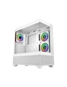 Cooler Master Elite 690 Wood Midi Tower Blanco