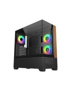Cooler Master Elite 690 Wood Midi Tower Negro