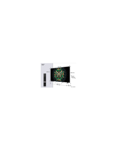 TCL C6K 65C6K Televisor 165,1 cm (65") 4K Ultra HD Smart TV Wifi Metálico