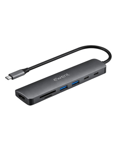 Ewent EW1152 base para portátil y replicador de puertos Alámbrico USB