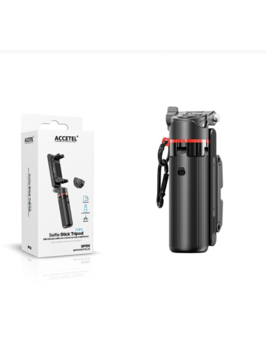 Mini trípode selfie: control remoto inalámbrico.