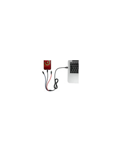 SUBBLIM Cable Premium 3 in 1 USB A - (Micro USB+Type C+Lightning) 1 m Negro, Azul, Rojo 2