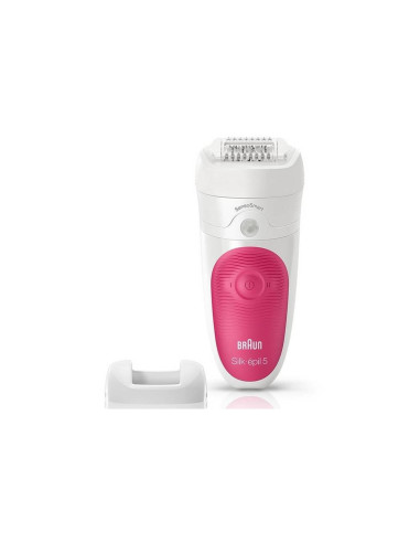 Braun Silk-épil 5 5/500 SensoSmart 28 pinzas Rosa, Blanco