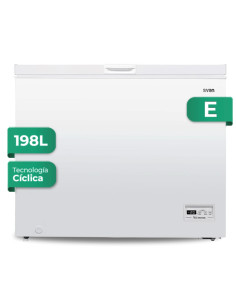 Svan SCH2002EDC Congelador Horizontal Ciclico 198L 85X91X56cm Blanco