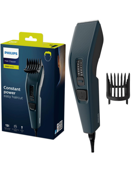 Philips HAIRCLIPPER Series 3000 Cortapelos con cuchillas de acero