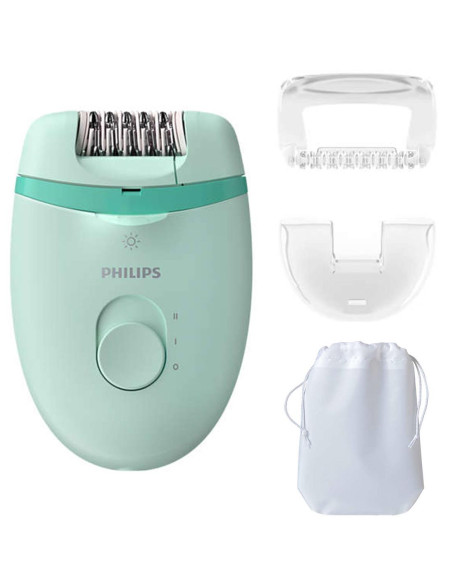 Philips Satinelle Essential Depiladora con cable compacta con luz