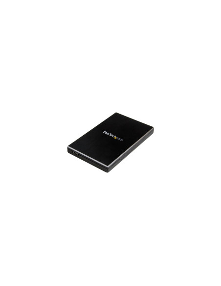 StarTech.com Caja 2.5 USB 3.1 Gen 2 de 1 bahÍ­a SATA III - Negro S251BMU313