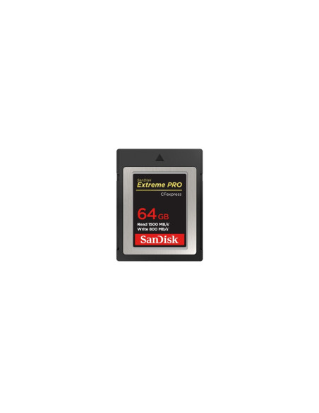 Memoria SanDisk ExtremePro flash CFexpress 64gb negro SDCFE-064G-GN4NN