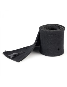 StarTech.com Manga de 1m de Neopreno con Cremallera para Gestión de Cableado - con 3cm de Diámetro - para Administración de Cabl