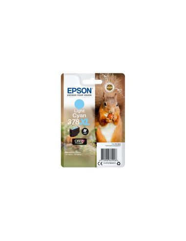 Epson Squirrel Singlepack Light Cyan 378XL Claria Photo HD Ink