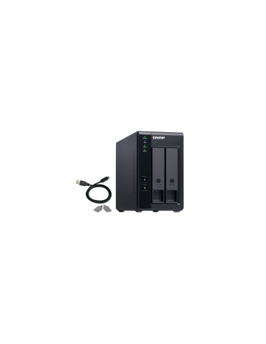 QNAP TR-002 caja para disco duro externo Carcasa de disco duro/SSD