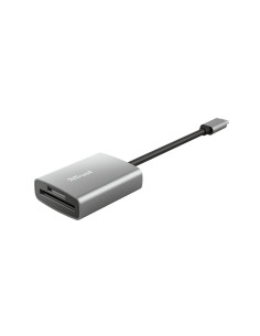 Trust 24136 lector de tarjeta usb 3.2 Gen 1 (3.1 Gen 1) tipo-c aluminio 2