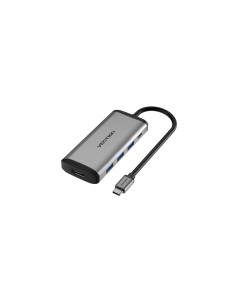 Vention Docking USB Tipo-C CNBHB/ 1xHDMI/ 3xUSB/ 1xUSB Tipo-C PD/ Gris