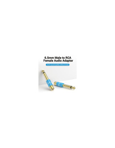 Vention Adaptador Jack VDD-C03/ RCA Hembra - Jack 6.5 Macho/ Azul 2