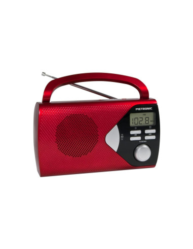 Metronic 477201 radio Portátil Digital Rojo