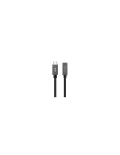 Nanocable Cable Prolongador USB-C 3.2 Gen2x2 20Gbps 3A, 4K/60Hz, USB-C/M-USB-C/H, Negro, 0.5 m 2