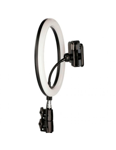 SOPORTE TRÍPODE (180 CM) ARO DE LUZ LED + MANDO BLUETOOTH