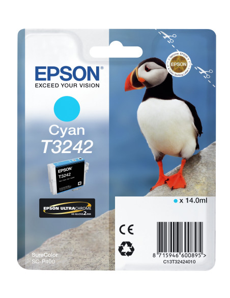 Cartucho Epson SureColor SC-P400 T3242 original cian C13T32424010